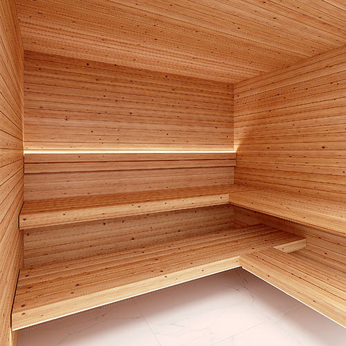 SaunaLife HST79 Luxury 7’ x 9’ Indoor Finnish Sauna Kit Precision - image 20
