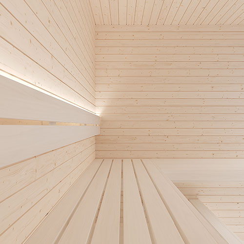 SaunaLife HST78 Luxury 7’ x 8’ Indoor Finnish Sauna Kit Precision - image 4
