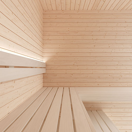 SaunaLife HST77 Luxury 7’ x 7’ Indoor Finnish Sauna Kit Precision - image 5
