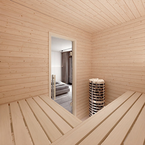 SaunaLife HST57 Luxury 5’ x 7’ Indoor Finnish Sauna Kit Precision - image 6