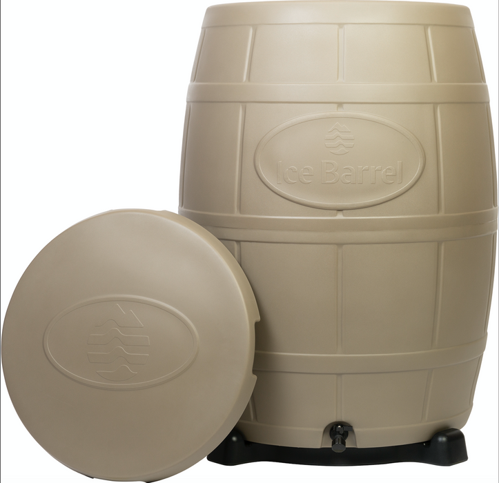 Ice Barrel Cold Therapy Training Tool Desert Tan Hot & Therapies