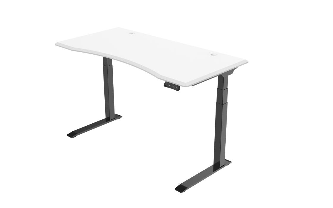 InMovement Unsit Standing Desk 60x30 - white frame - black top