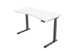 InMovement Unsit Standing Desk 60x30 - white frame - black top