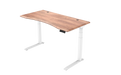 InMovement Unsit Standing Desk 48x30 - white frame - teak top