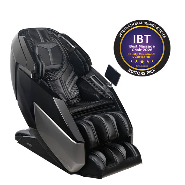 Infinity Circadian 4D DualFlex massage chair - front view - Certified Pre-Owned