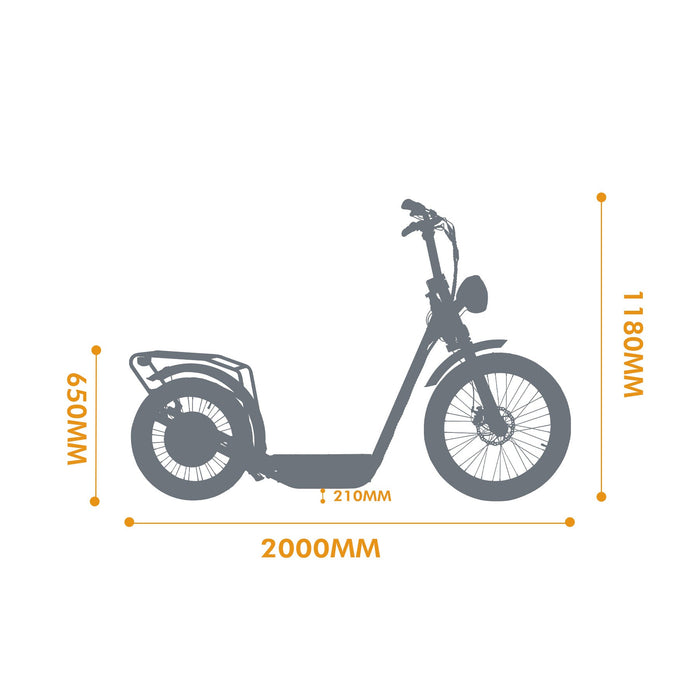 EUNORAU E-BIKE US JUMBO — folded position