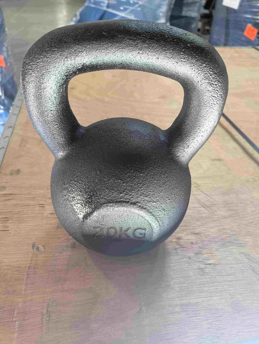 Muscle D Fitness Kettlebell - Muscle D Fitness - Cast Iron - Heavy Duty (Kettlebell Only) — front view
