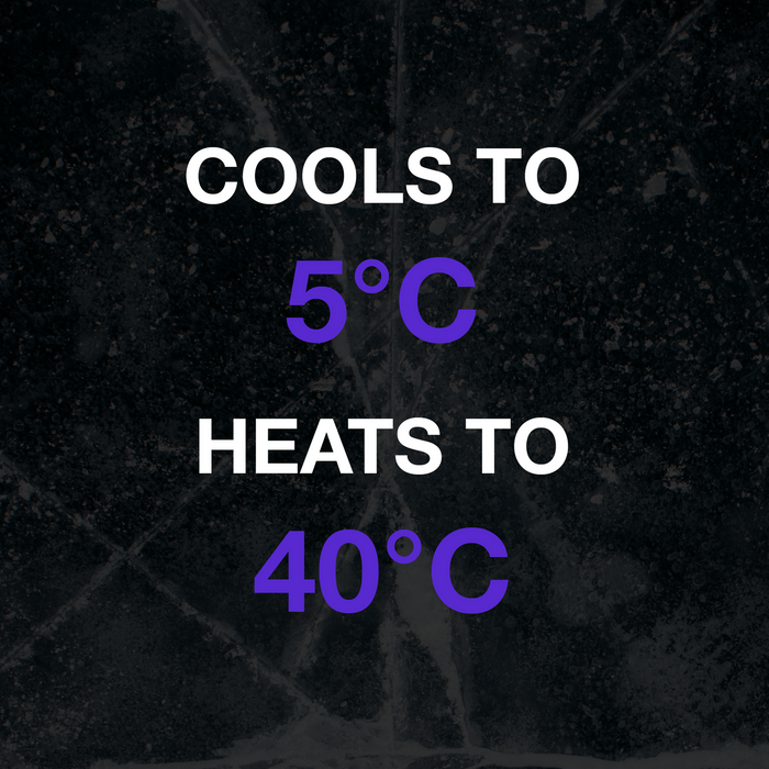 Chill Therapy CHILL1000 cold plunge tub cools to 41°F and heats to 104°F