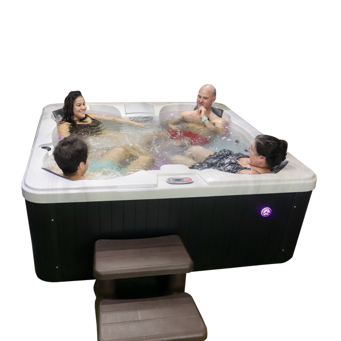 Liberty Spas LYS4500 5-person plug and play hot tub lifestyle soak with steps