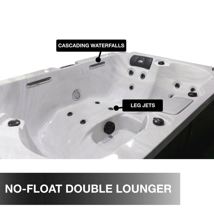 Liberty Spas LYS4000 4-person plug and play hot tub hydrotherapy jets close-up