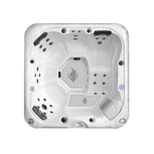 Liberty Spas LYS5000 6-person 240V hot tub top view of seating and 34-jet layout