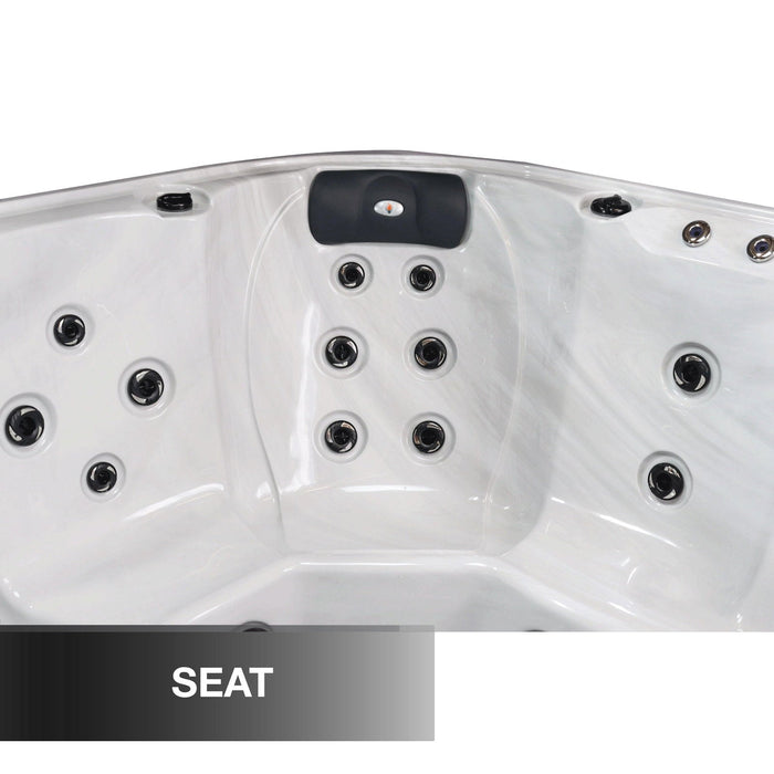Liberty Spas LYS5000 6-person 240V hot tub seat jets detail