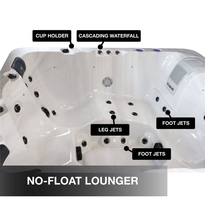 Liberty Spas LYS6000 6-person 240V hot tub no-float lounger