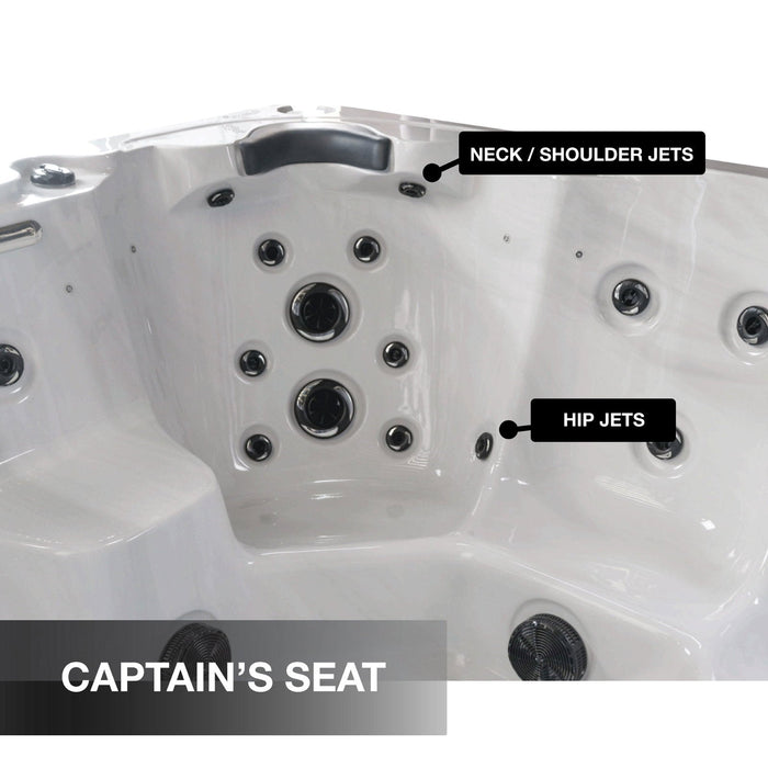Liberty Spas LYS6000 6-person 240V hot tub second captain's seat