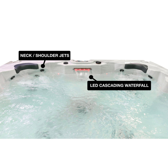 Liberty Spas LYS7000 7-person 240V hot tub neck and shoulder jets