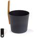 KOLO Bucket 3 Sauna Bucket with Straight Handle, Bamboo/Aluminum