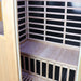Sweat Therapy Tremblant 2-person far infrared sauna bench and heater panels