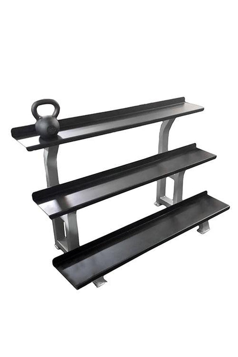 Muscle D Fitness 3-Tier Kettlebell Rack Commercial Storage