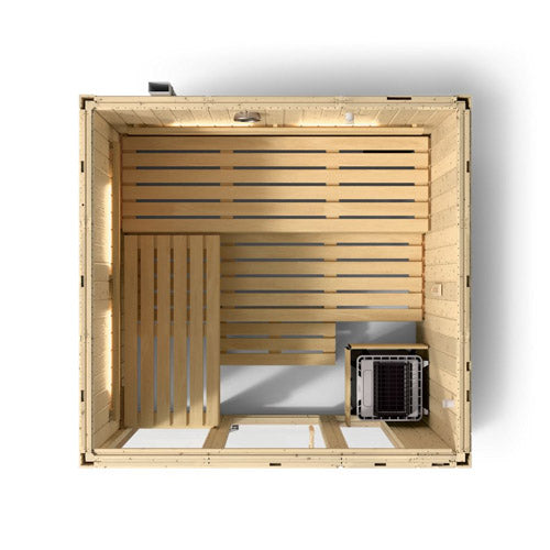 Kohler C1 Indoor Sauna Kit, Scandinavian Spruce, Up to 5 Persons - image 18