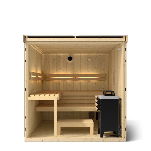 Kohler C1 Indoor Sauna Kit, Scandinavian Spruce, Up to 5 Persons - image 19