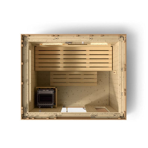 Kohler C2 Outdoor Sauna Kit, Douglas Fir, Up to 6 Persons - image 7