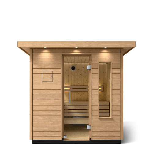 Kohler C2 Outdoor Sauna Kit, Douglas Fir, Up to 6 Persons - image 5