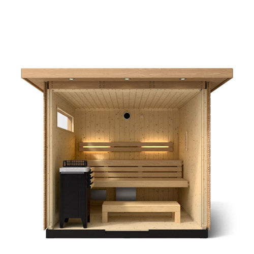 Kohler C2 Outdoor Sauna Kit, Douglas Fir, Up to 6 Persons - image 10