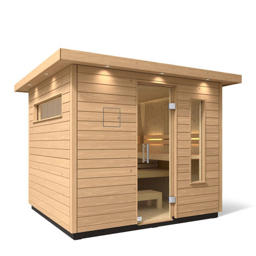 Kohler C2 Outdoor Sauna Kit, Douglas Fir, Up to 6 Persons - image 12