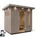Kohler C2 Outdoor Sauna Kit, Weathered Grey Spruce, Up to 6 Persons - image 18