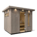 Kohler C2 Outdoor Sauna Kit, Weathered Grey Spruce, Up to 6 Persons - image 8