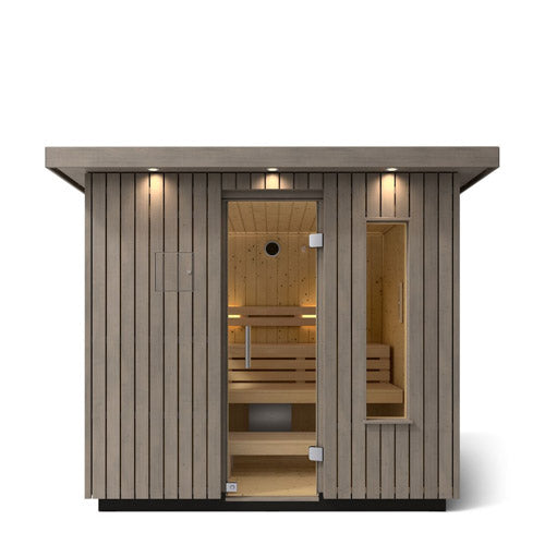 Kohler C2 Outdoor Sauna Kit, Weathered Grey Spruce, Up to 6 Persons - image 10