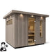 Kohler C2 Outdoor Sauna Kit, Weathered Grey Spruce, Up to 6 Persons - image 20