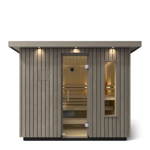 Kohler C2 Outdoor Sauna Kit, Weathered Grey Spruce, Up to 6 Persons - image 15