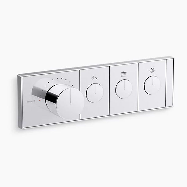 Kohler K-26347-9 Anthem Three-Outlet Recessed Mechanical Thermostatic