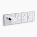 Kohler K-26347-9 Anthem Three-Outlet Recessed Mechanical Thermostatic