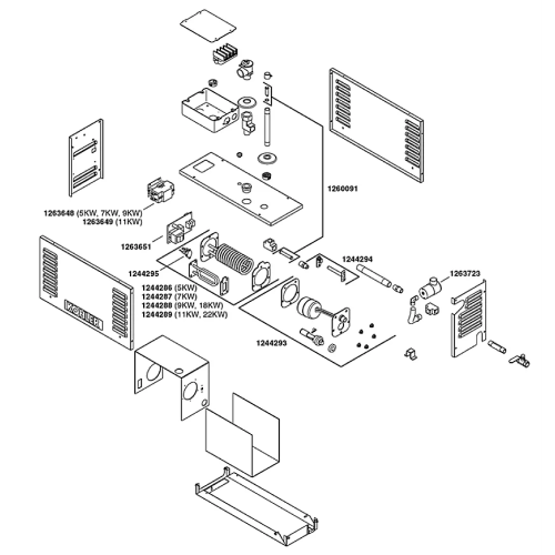 Kohler 1244294 Thermal Fuse Kit