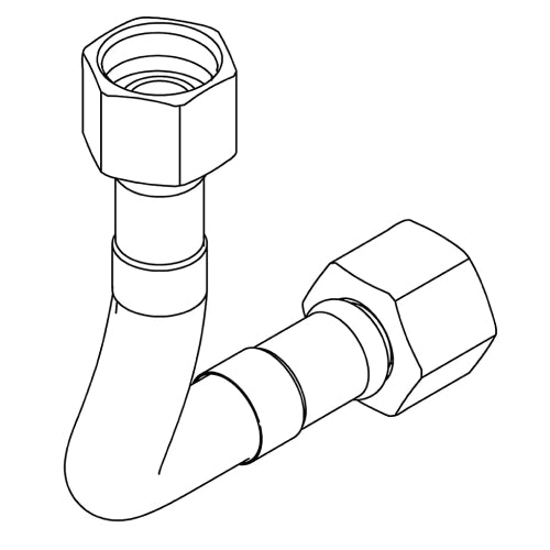 Kohler 1458021 Hose,.375 Comp X 7.50,Silicone