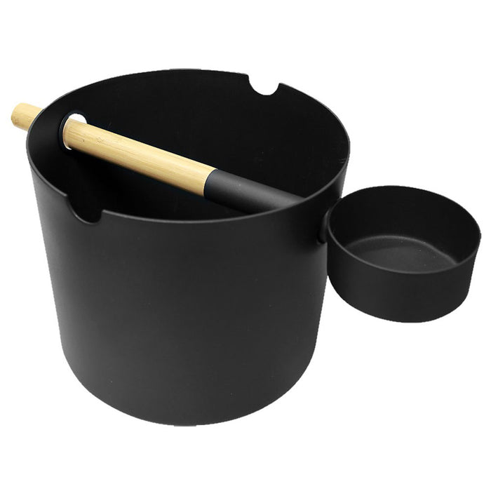KOLO Bucket and Ladle Sauna Bucket and Ladle Set, Bamboo/Aluminum - image 5
