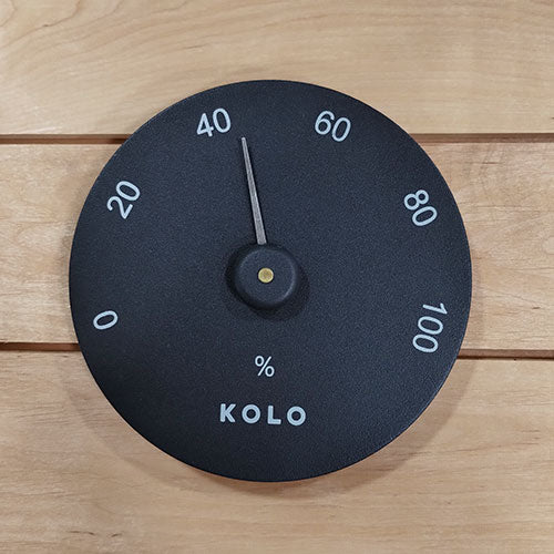 KOLO Hygrometer Sauna Hygrometer, Round, Black - image 2