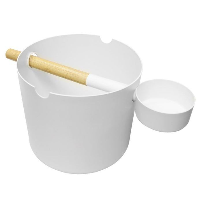 KOLO Bucket and Ladle Sauna Bucket and Ladle Set, Bamboo/Aluminum - image 6