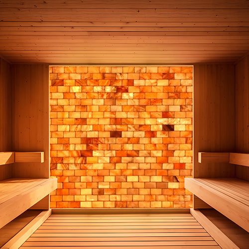 PROSAUNAS Himalayan Salt Wall Customizable Himalayan Salt Sauna Wall