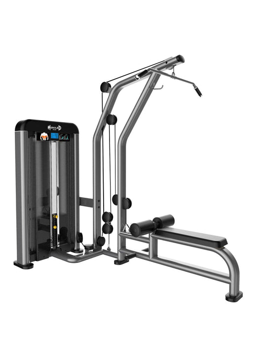 Muscle D Fitness Elite Plus Lat / Low Row - Commercial Seat - Pin Selectorized - Back Workout — additional view 16