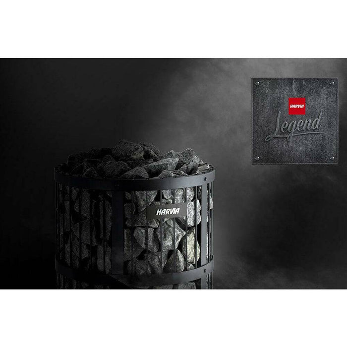 Finnish Sauna Builders Harvia Legend 150 Wood Burning Sauna Stove - Finnish Sauna Builders — heater and controls