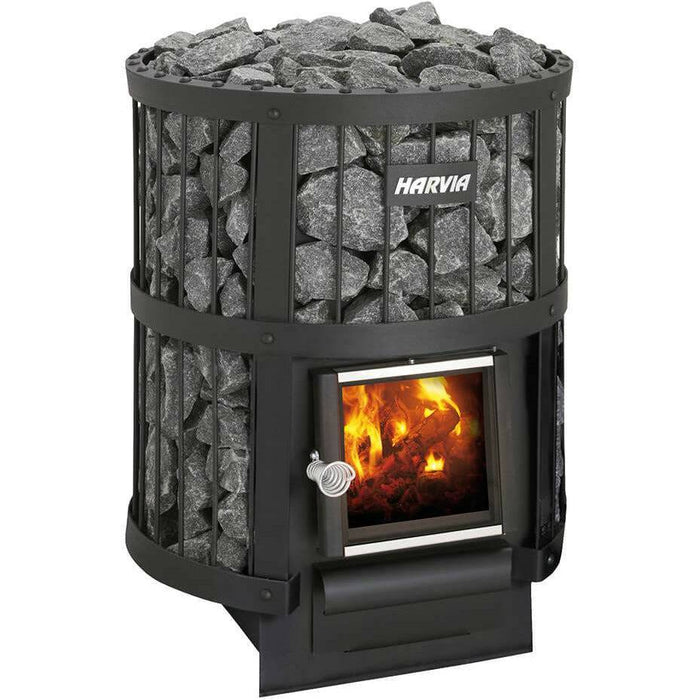 Finnish Sauna Builders Harvia Legend 150 Wood Burning Sauna Stove - Finnish Sauna Builders — exterior view