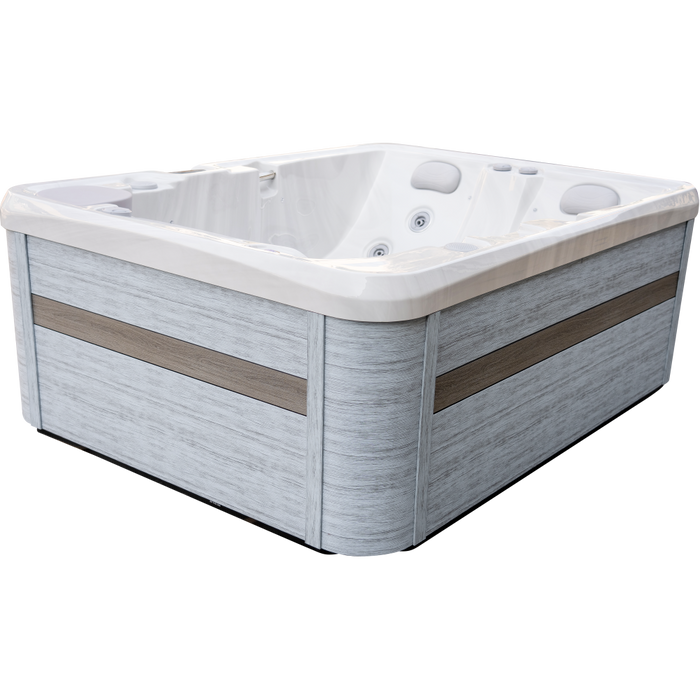 Luxury Spas Largo 3-person hybrid hot tub angle view