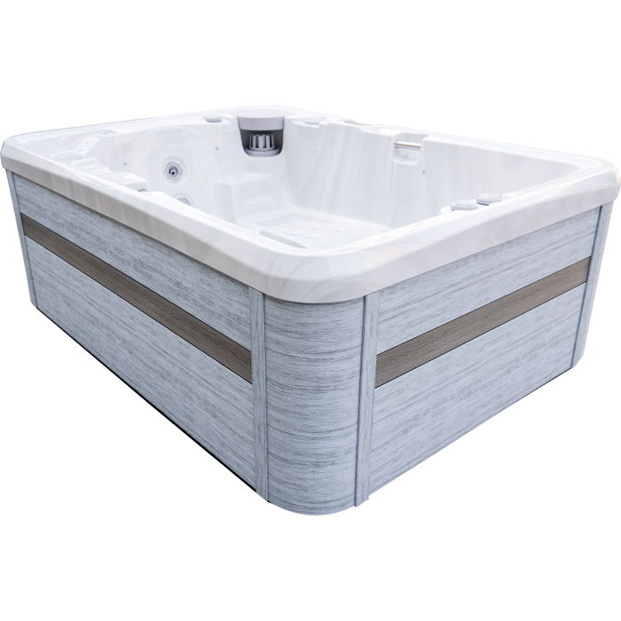 Luxury Spas Largo 3-person hot tub with cover and steps