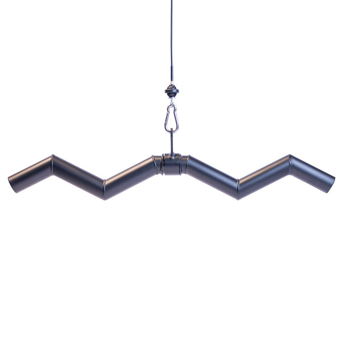 Body Solid Fat Grip Curl Bar MB229FG side view