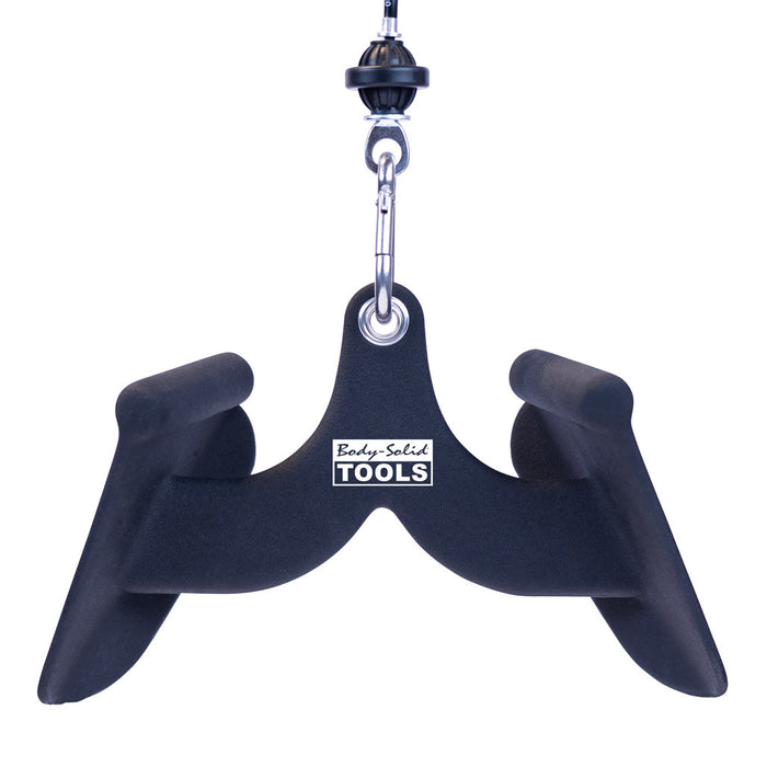 Body Solid Ergo Wing Narrow Lat/Row Handle MB612P front view