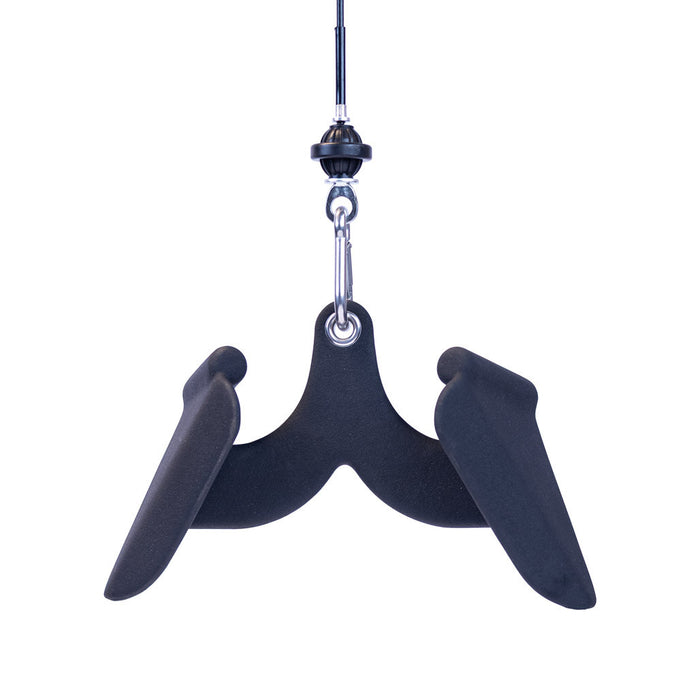 Body Solid Ergo Wing Narrow Lat/Row Handle MB612P side view
