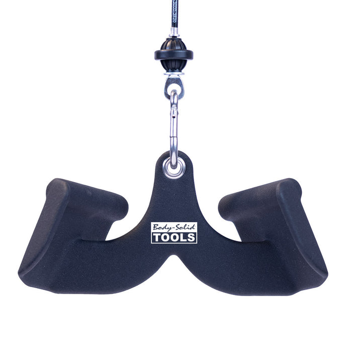 Body Solid Ergo Wing Narrow Lat/Row Handle MB613N front view